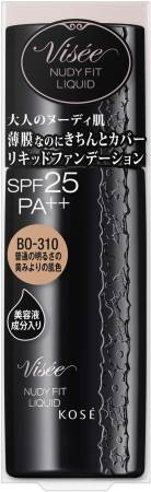 картинка Kose Visee Skin Nudy Fit Liquid Foundation, 30 ml магазин одежды и аксессуаров являющийся официальным дистрибьютором в России  Kose Visee Skin Nudy Fit Liquid Foundation, 30 ml