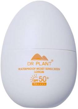 DR PLANT Waterproof Moist Sunscreen Lotion SPF50+/PA++++Moisturizing sunscreen lotion with UV indicator cap, 50 g