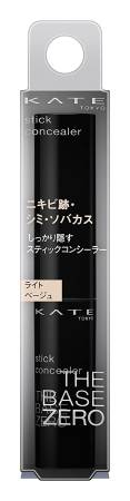 картинка Kanebo KATE Stick Concealer THE BASE ZERO Corrector-stick 3 g магазин одежды и аксессуаров являющийся официальным дистрибьютором в России  Kanebo KATE Stick Concealer THE BASE ZERO Corrector-stick 3 g