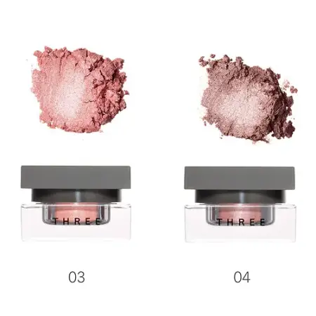 THREE Shimmering Color Veil eye shadow