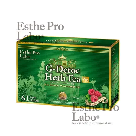 Esthe Pro Labo G-Detoc Herb Tea Raspberry Detox Tea with Collagen, 10 packs.