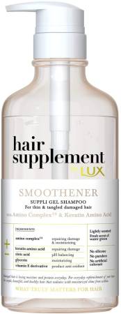 картинка LUX Hair Supplement Smoothener Shampoo, 450 g магазин одежды и аксессуаров являющийся официальным дистрибьютором в России  LUX Hair Supplement Smoothener Shampoo, 450 g