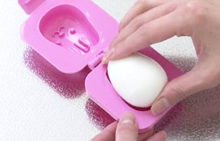 DeLijoy Boiled Rabbit & Bear Egg & Rice Mold, Bunny and Bear