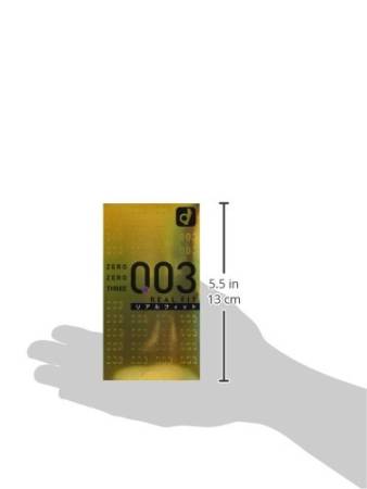 Okamoto Real Fit 0.03 mm condoms 10 PCs