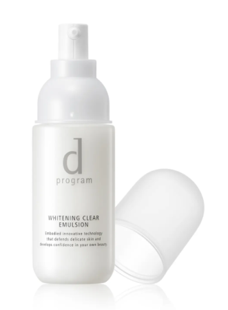 SHISEIDO d Program Whitening clear Brightening emulsion for perfect skin tone, 100 ml