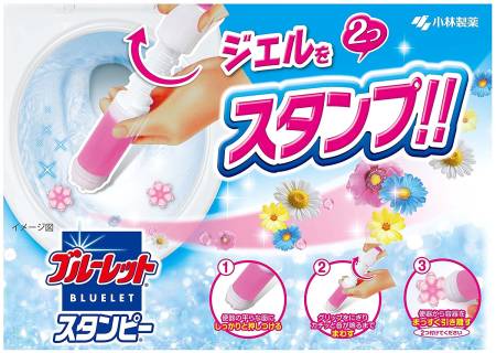 KOBAYASHI Bluelet deodorizing and Cleansing gel toilet