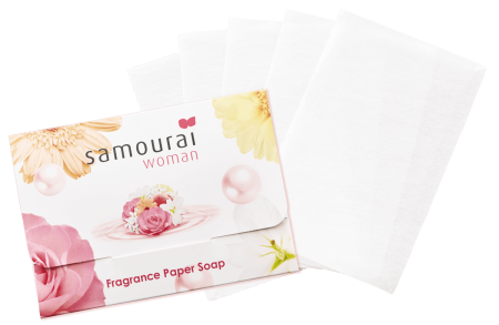 SPR Samourai Woman Fragrance Paper Soap, 30 sheets