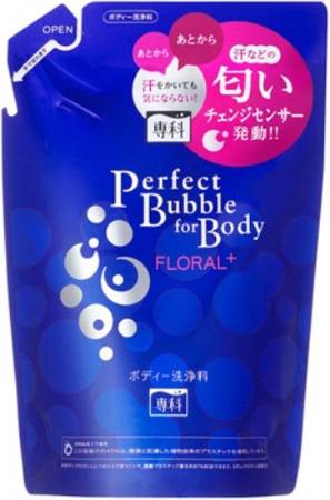 картинка Shiseido Perfect Bubble for Body Floral Deodorizing Shower Gel магазин одежды и аксессуаров являющийся официальным дистрибьютором в России  Shiseido Perfect Bubble for Body Floral Deodorizing Shower Gel