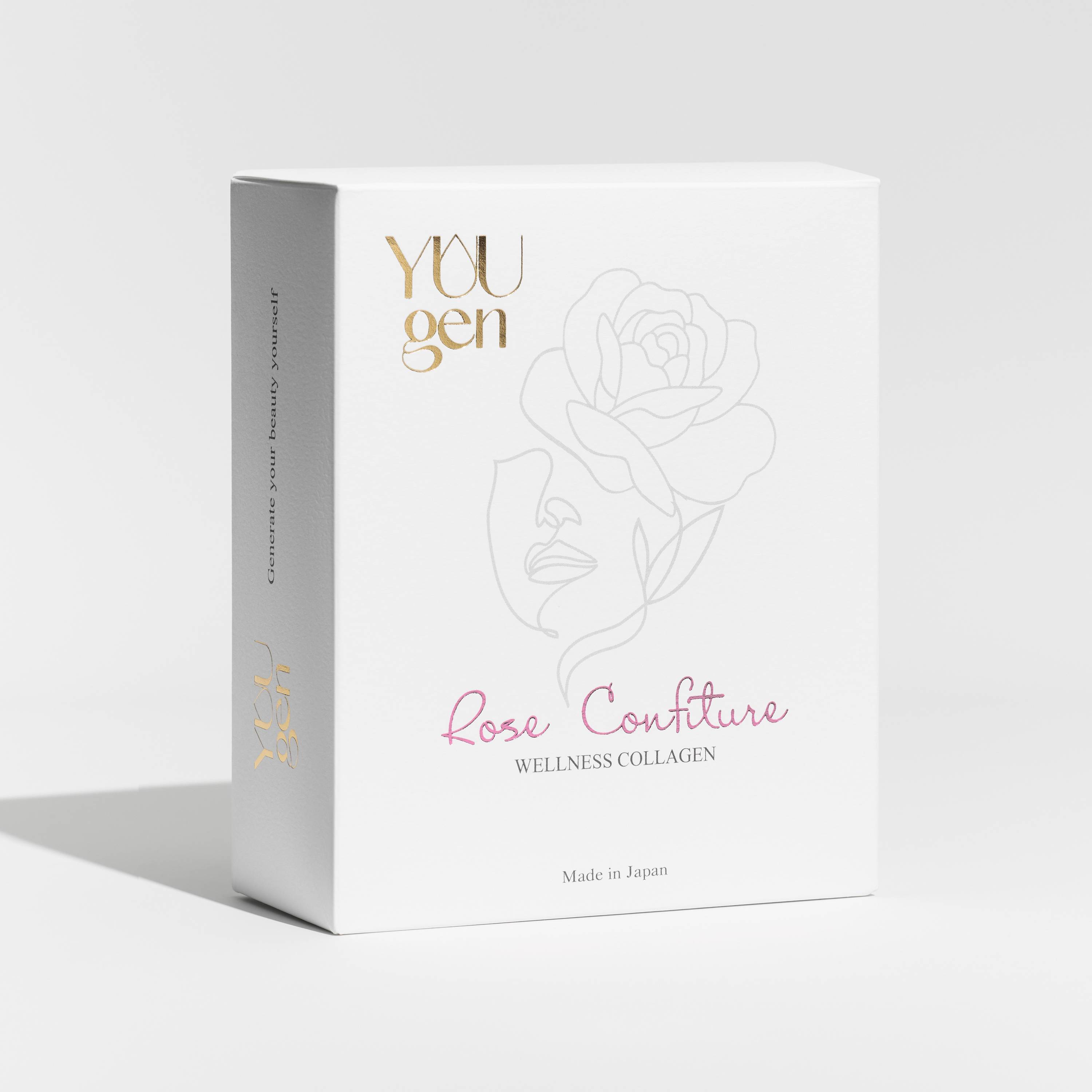 картинка YUUGEN Rose Confiture Wellness collagen - confiture with rose placenta, for 1 month магазин одежды и аксессуаров являющийся официальным дистрибьютором в России  YUUGEN Rose Confiture Wellness collagen - confiture with rose placenta, for 1 month
