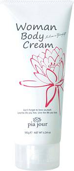 Купить Pia Jour Woman Body Cream Увлажняющий крем для деликатных зон и всего тела,180 гр на 36best.com — фото Pia Jour Woman Body Cream Увлажняющий крем для деликатных зон и всего тела,180 гр - фото
