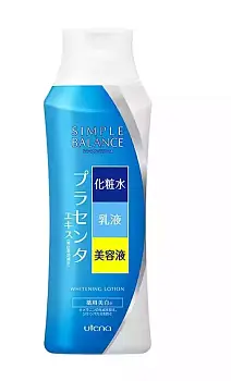 Купить UTENA Simple Balance Whitening Lotion Отбеливающий увлажняющий лосьон для лица с плацентой, 220мл на 36best.com — фото UTENA Simple Balance Whitening Lotion Отбеливающий увлажняющий лосьон для лица с плацентой, 220мл - фото