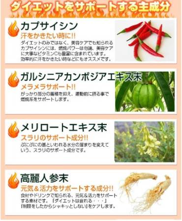 Seedcoms Diet Mix Diet Capsaicin - Buy certified Japanese Health Supplements | 36Best Kawai Seedcoms Diet Mix Diet Capsaicin