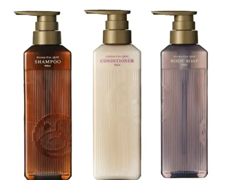 картинка POLA Aroma Ess Gold Perfumed body and hair care set with natural extracts магазин одежды и аксессуаров являющийся официальным дистрибьютором в России  POLA Aroma Ess Gold Perfumed body and hair care set with natural extracts