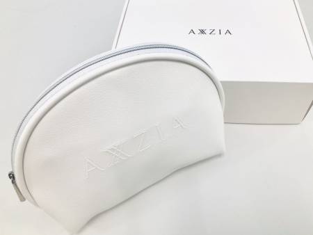 Japanese Skincare - Buy AXXZIA White Pouch Branded cosmetic bag Online from Japan | 36Best Kawai AXXZIA White Pouch Branded cosmetic bag