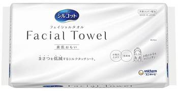 Unicharm Silcot Facial Towel Нежные хлопковые одноразовые полотенца для лица, 40 шт - фото