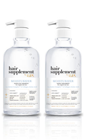 картинка LUX Hair Supplement Moisturizer Shampoo, 450 g магазин одежды и аксессуаров являющийся официальным дистрибьютором в России  LUX Hair Supplement Moisturizer Shampoo, 450 g