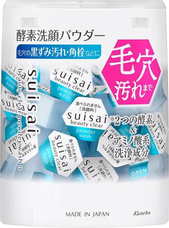 Kanebo Suisai Beauty Clear Powder Wash Enzyme powder with amino acids for smooth and radiant skin, 32 pcs