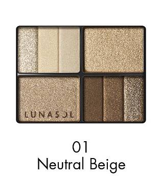 Kanebo Lunasol 3 Dimensional three Dimensional Eyes eyeshadow 01 tone