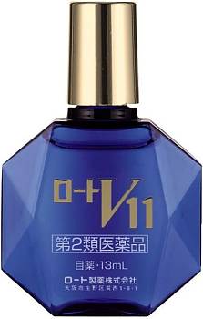 Rohto V11 Anti-Fatigue Eye Drops, 13 ml