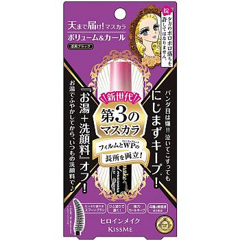 KISSME Heroine Make SP Advanced Film Volume & Curl Mascara Стойкая тушь для ресниц черная, объем и подкручивание KISSME Heroine Make SP Advanced Film Volume & Curl Mascara Стойкая тушь для ресниц черная, объем и подкручивание