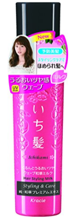 KRACIE Ichikami Hair Styling Revitalizing Milk lotion to create curls, 150ml