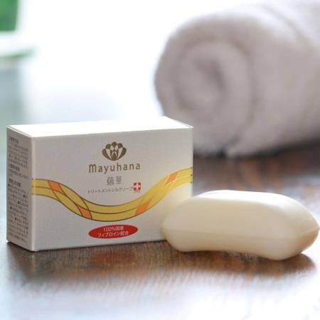 Mayuhana Cocoon Silk Soap, 50 g