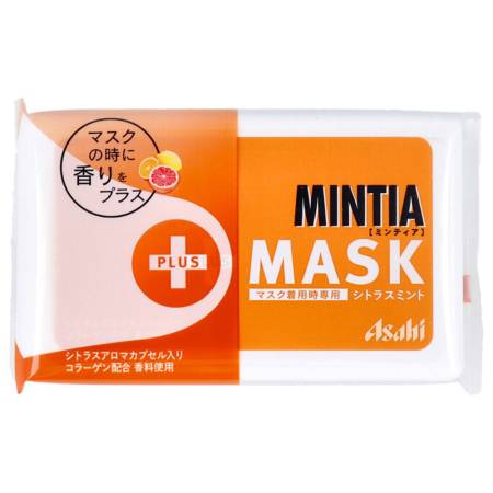 картинка ASAHI MINTIA Plus Mask Fresh breath dragee, 50 pcs магазин одежды и аксессуаров являющийся официальным дистрибьютором в России  ASAHI MINTIA Plus Mask Fresh breath dragee, 50 pcs