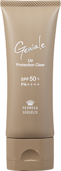 Купить HERMOSA Geniale UV protection Clear Дерматологический солнцезащитный крем SPF 50+, PA ++++, 45 г на 36best.com — фото HERMOSA Geniale UV protection Clear Дерматологический солнцезащитный крем SPF 50+, PA ++++, 45 г - фото
