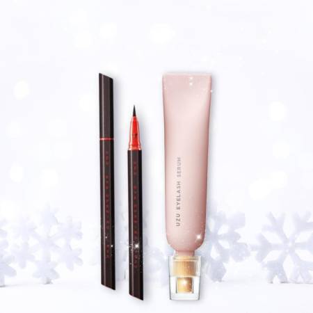 картинка Flowfushi UZU Kit Eye serum and liner магазин одежды и аксессуаров являющийся официальным дистрибьютором в России  Flowfushi UZU Kit Eye serum and liner