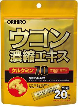 Japanese Vitamins - Buy Japanese Vitamins Online | 36Best Kawai ORIHIRO Concentrated Turmeric Extract in granules, for 20 applications