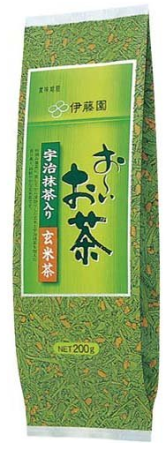 картинка Tea Japanese Green Tea ITOEN UjiMatcha blend Genmaicha 200g магазин одежды и аксессуаров являющийся официальным дистрибьютором в России  Tea Japanese Green Tea ITOEN UjiMatcha blend Genmaicha 200g