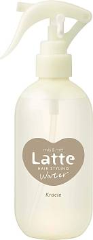 картинка Kracie mä&mё Latte Hair Styling Water for styling mother and daughter hair, 250 ml магазин одежды и аксессуаров являющийся официальным дистрибьютором в России  Kracie mä&mё Latte Hair Styling Water for styling mother and daughter hair, 250 ml