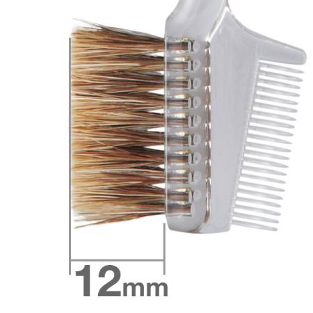 картинка Hakuhodo B029 = K029 Brush Angled Brow Comb (clear) eyebrow Brush магазин одежды и аксессуаров являющийся официальным дистрибьютором в России  Hakuhodo B029 = K029 Brush Angled Brow Comb (clear) eyebrow Brush