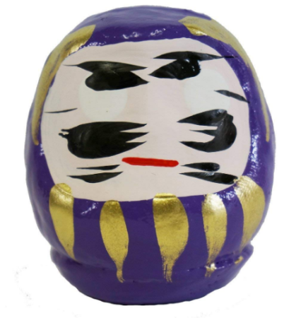 Daruma purple (health and longevity), souvenir