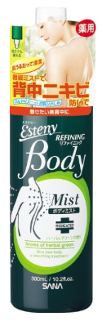 картинка SANA Esteny Medicated Body Mist — body lotion, 300ml магазин одежды и аксессуаров являющийся официальным дистрибьютором в России  SANA Esteny Medicated Body Mist — body lotion, 300ml