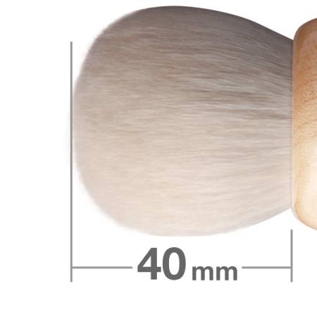 картинка Hakuhodo Maple Kinoko Brush White Large H3009 магазин одежды и аксессуаров являющийся официальным дистрибьютором в России  Hakuhodo Maple Kinoko Brush White Large H3009