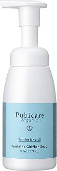 Pubicare Organic Feminine Chiffon Soap Шифоновое мыло для интимной зоны с ароматом жасмина и нероли, 220 мл - фото