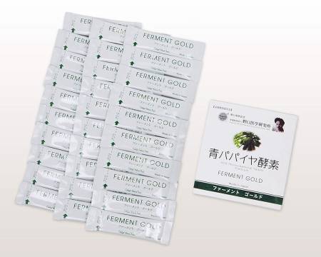 Noguchi medical Blue papaya FERMENT GOLD Green papaya + resveratrol (3g x 30pcs)