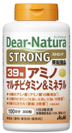 Asahi Dear-Natura Strong39 Amino Multi Vitamin Mineral Amino acids, vitamins and minerals
