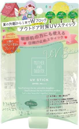 MOTHER AND DAUGHTER Clear UV Stick Transparent sanskrit stick for mom and baby SPF50+ PA++++ , 15 g