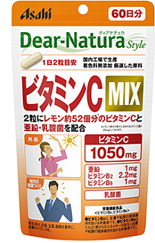 Купить ASAHI Dear-Natura Style Vitamin C MIX Витамин С MIX на 60 дней на 36best.com — фото ASAHI Dear-Natura Style Vitamin C MIX Витамин С MIX на 60 дней - фото