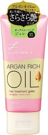 картинка Mandom Lucido - L Argan Rich Oil Hair Treatment Gelee Smoothing gel for hair with argan oil, 80g магазин одежды и аксессуаров являющийся официальным дистрибьютором в России  Mandom Lucido - L Argan Rich Oil Hair Treatment Gelee Smoothing gel for hair with argan oil, 80g
