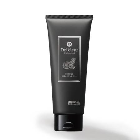 MEISHOKU Detclear Bright & Peel Essence Cleansing Gel to cleanse clogged pores with clay and charcoal, 180 g