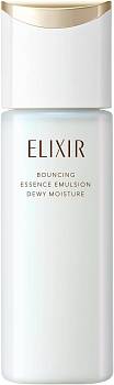 Shiseido Elixir Bouncing Moisture Essence Emulsion Dewy Moistute Эмульсия для зрелой кожи, освежающая, 130 мл