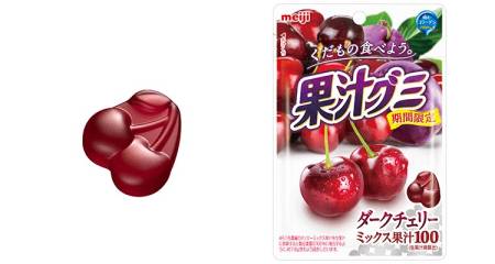 картинка  Meiji Gummy Dark Cherry магазин одежды и аксессуаров являющийся официальным дистрибьютором в России   Meiji Gummy Dark Cherry
