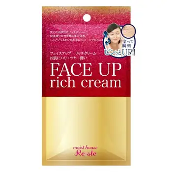 Cosmetex Roland Moist House Reeste Face Up Rich Cream Moisturizing Face Cream, 25g