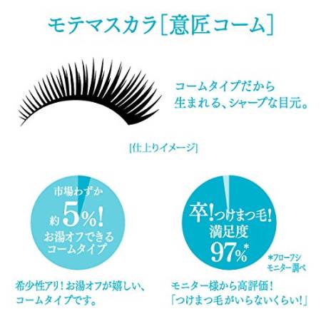 FLOWFUSHI Motemascara Comb — mascara volume and curl