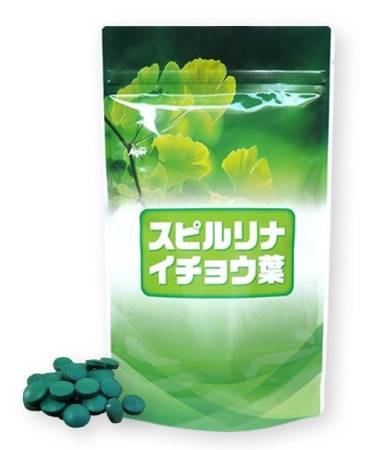 ALGAE Spirulina Ginkgo Biloba (1200 units for 30 days) - Buy certified Japanese Health Supplements | 36Best Kawai ALGAE Spirulina Ginkgo Biloba (1200 units for 30 days)