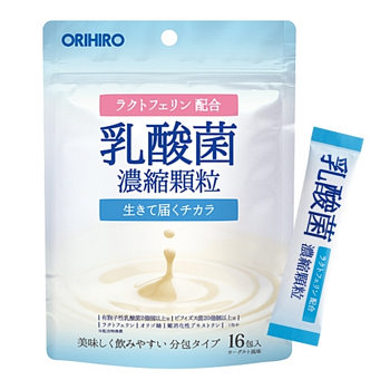 ORIHIRO Молочнокислые бактерии + Лактоферрин в гранулах, 16 саше - фото