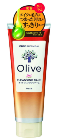 KRACIE Cleansing Balm Olive Hot Organic Cleansing Balm with Thermoelectric Effect, 170g